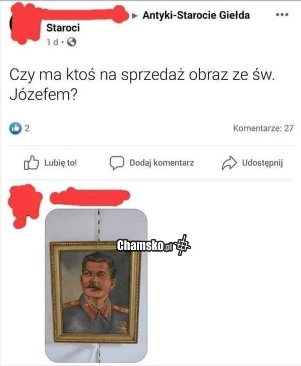 Obraz ze świetym Józefem