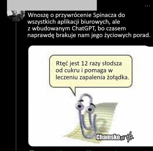 Pomocny pan spinacz