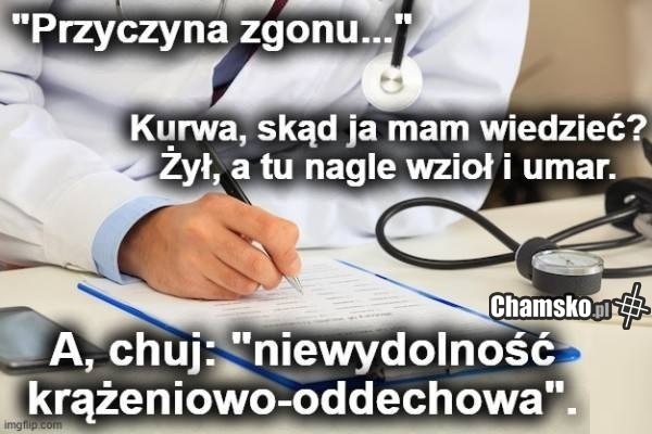 Przyczyna zgonu