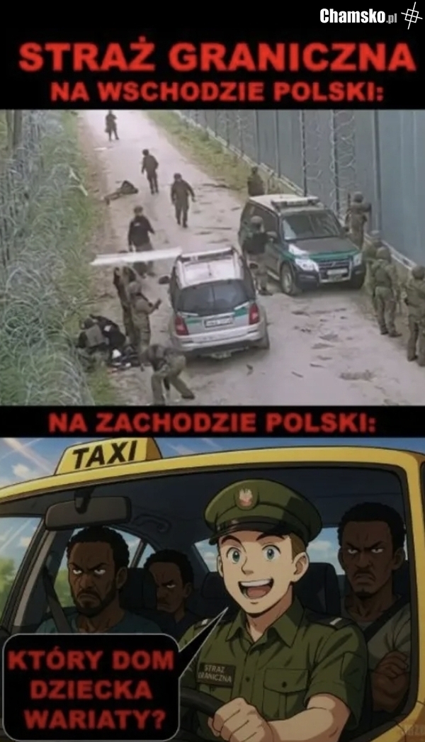 Straż graniczna. Sad but true...