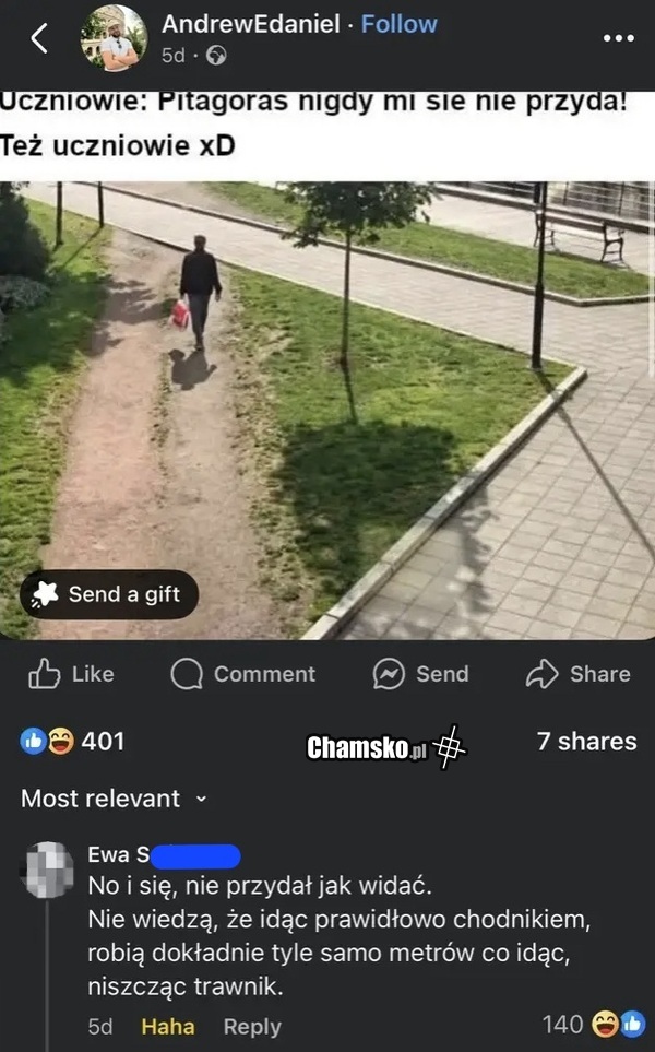 Jednak baba jest stworzona do mycia naczyń...