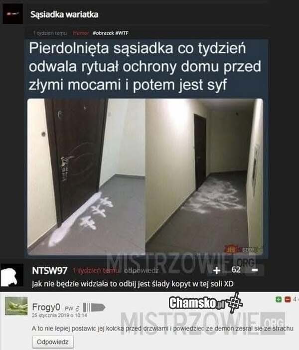 Pojebana sąsiadka
