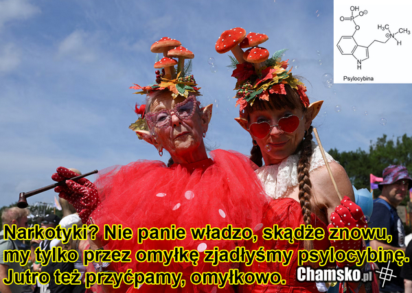 Jak pokazać że grubo ćpasz, nic nie mówiąc.