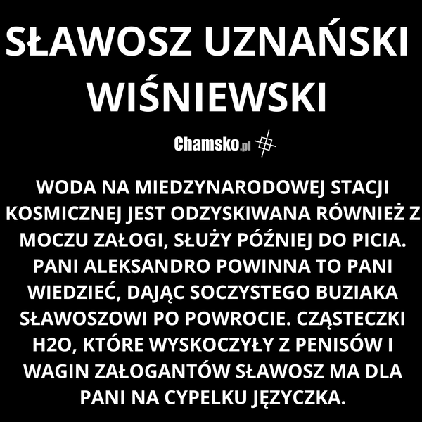 WODA NA ISS