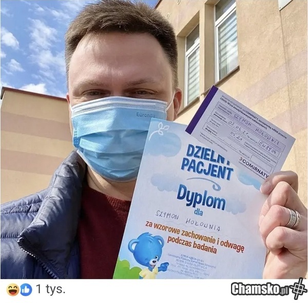 Szymon aż zasłonił ryja z tej żenady
