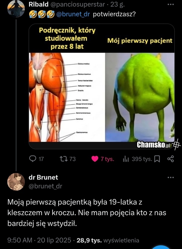 Pierwsza pacjentka