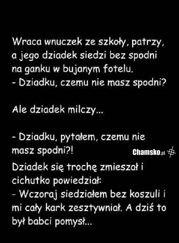 Siedzenie bez gaci