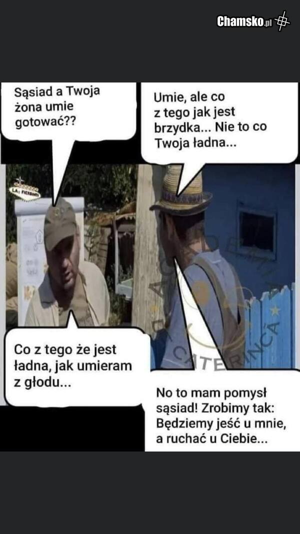 Brzydka i ładna żona.