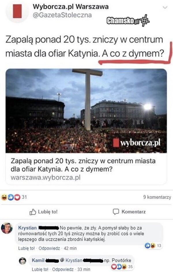 Koszerne rzygi śmiecia michnika