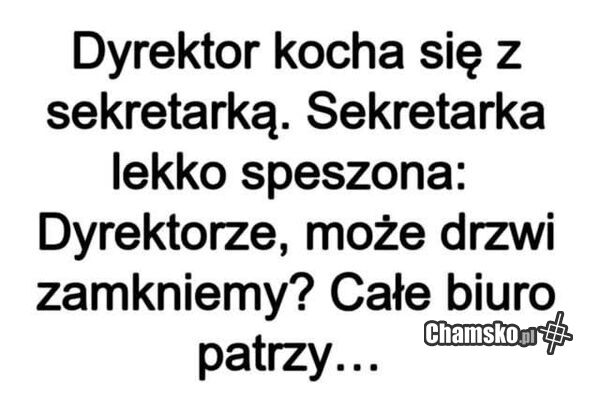 Baraszkowanie z szefem