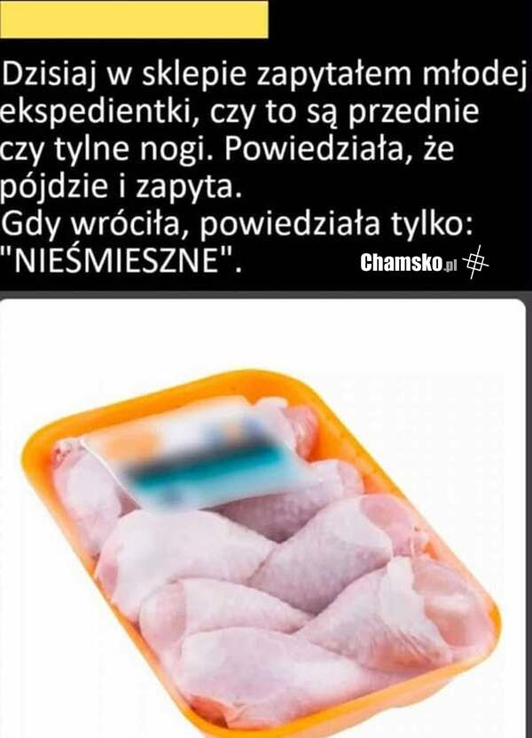 Czy to są przednie, czy tylne nogi?