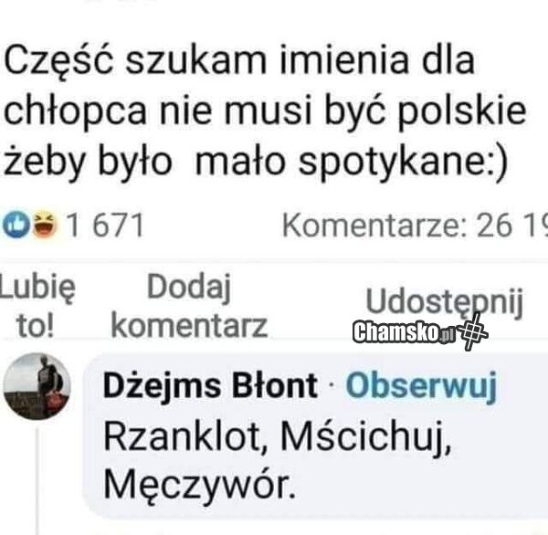 Imie dla chłopca