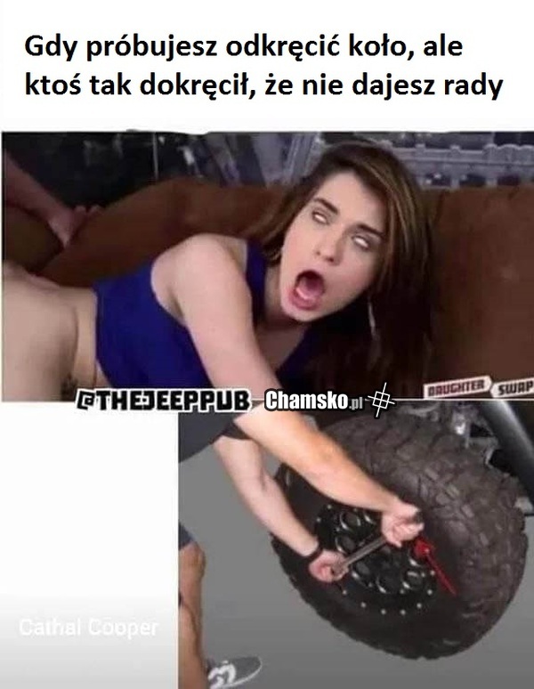 Odkręcanie koła