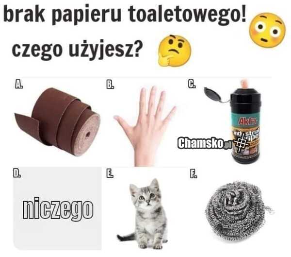 Gdy braknie papieru