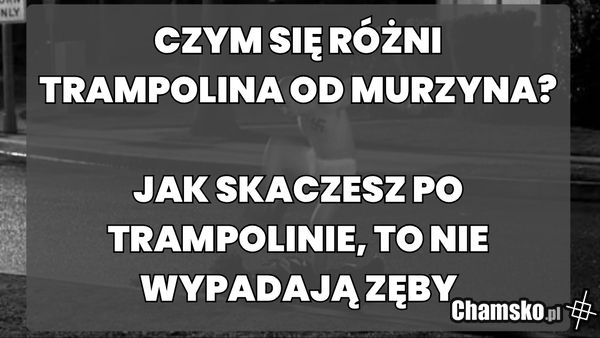 Kawał o trampolinie