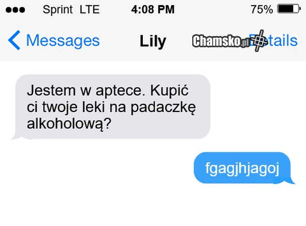 Kupić Ci coś z apteki?
