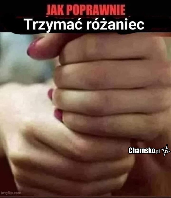 Jak trzymać różaniec