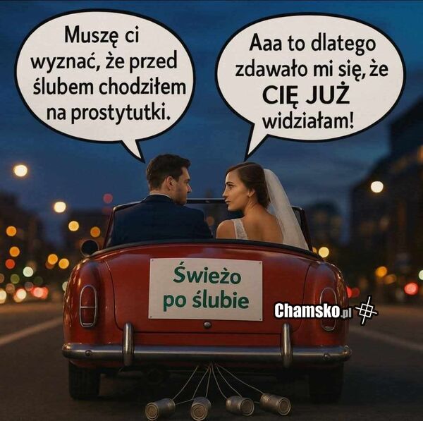 Zaraz po ślubie