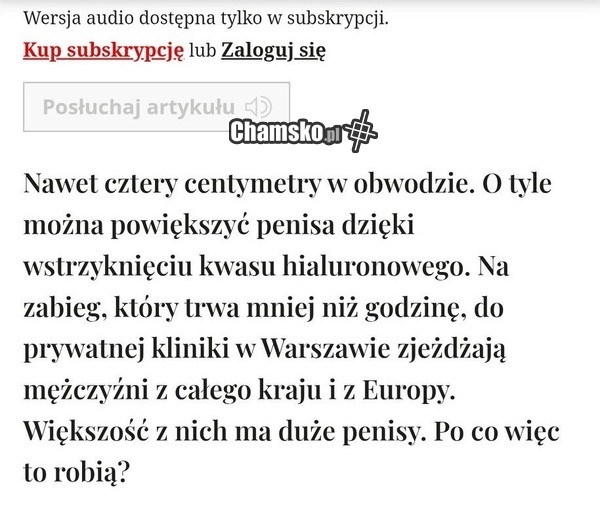 By były większe?