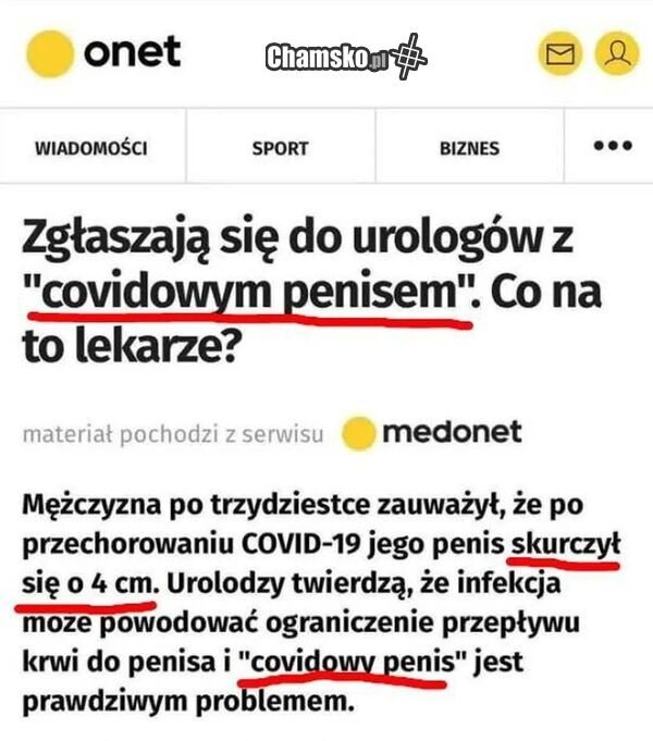 Covidowy penis