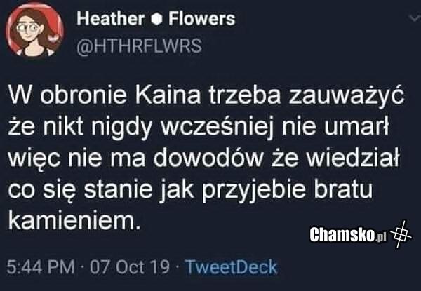 W obronie Kaina...