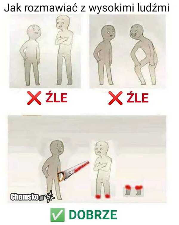Jak rozmawiać z wysokimi osobami