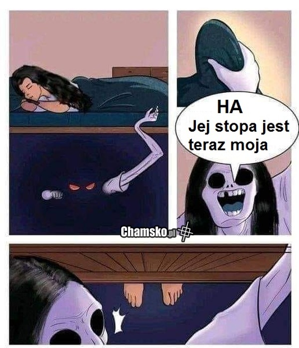 Jej stopa jest moja