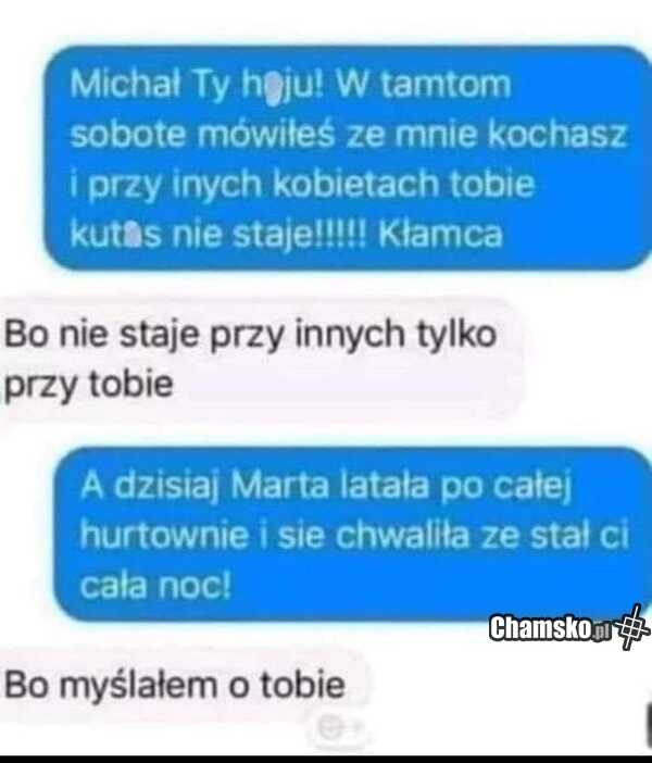 Przy innych nie staje