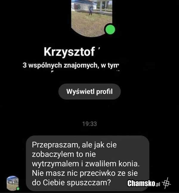 Nie masz nic przeciwko?