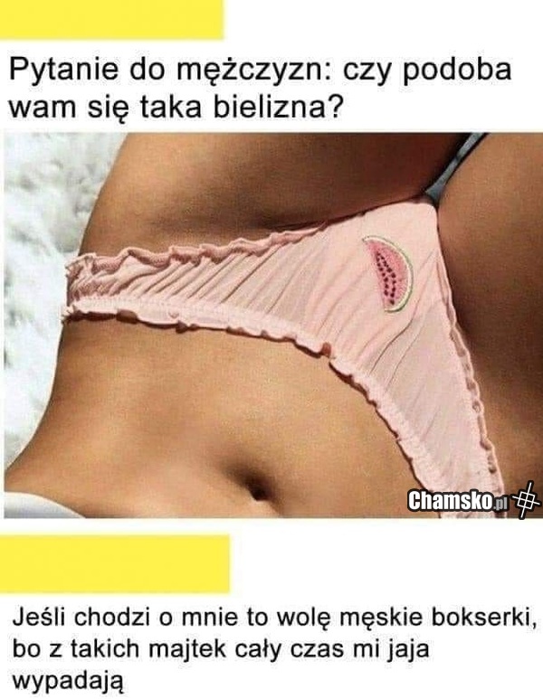 Fajna bielizna?
