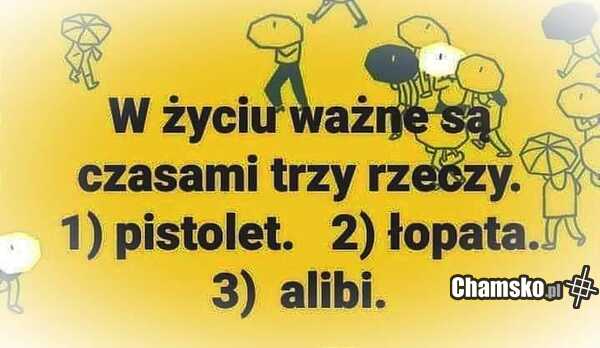 3 ważne rzeczy