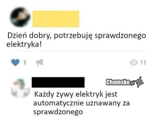 Sprawdzony elektryk