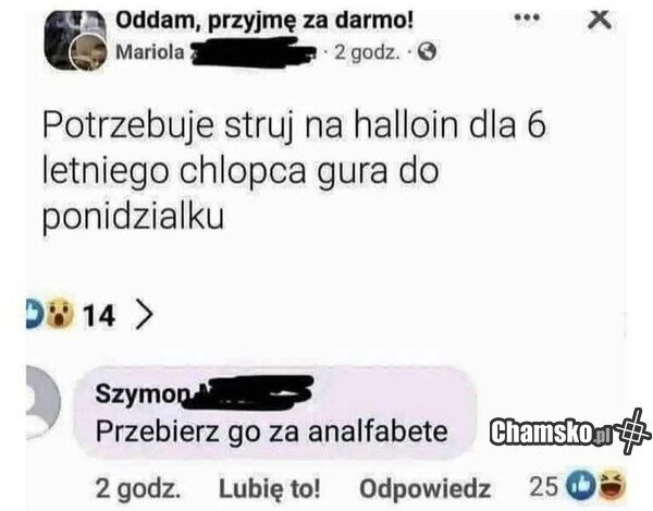 Potrzebne przebranie
