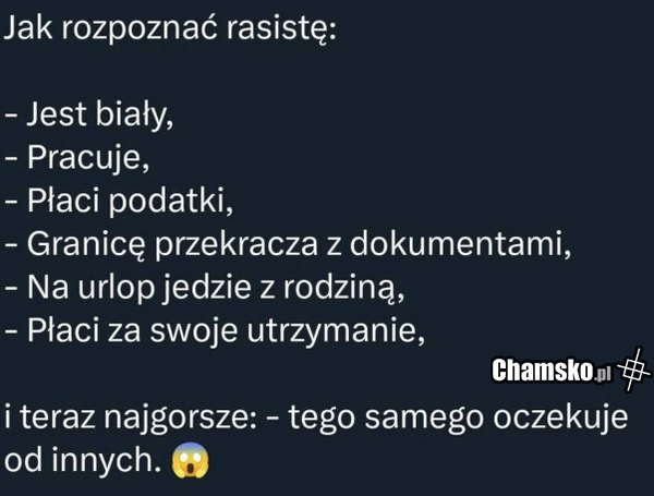 Jak rozpoznać rasiste?