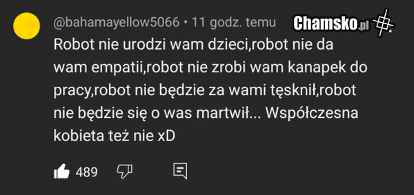 Czego nie może robot