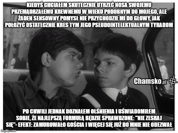 Porada związana z pozbyciem się ciemiężyciela w dyskusji
