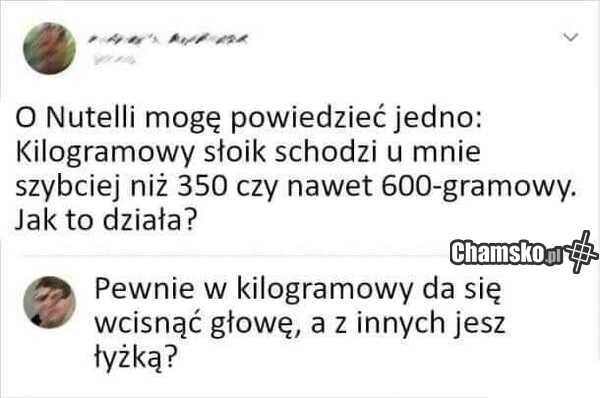 Słoik nutelli