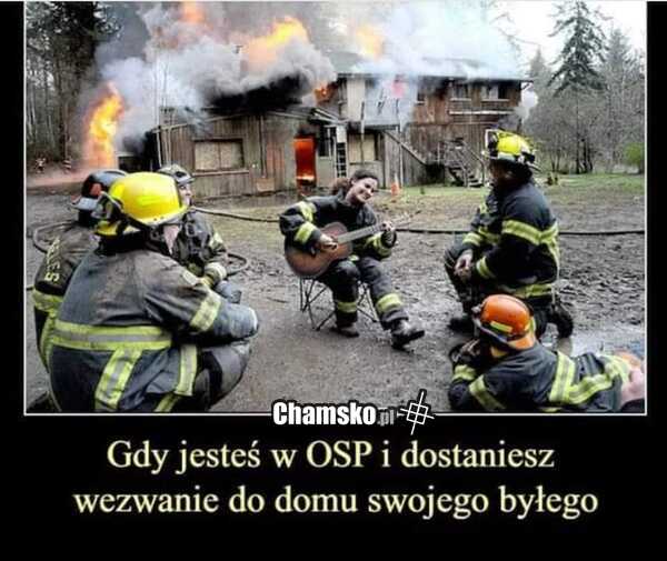 Pożar domu