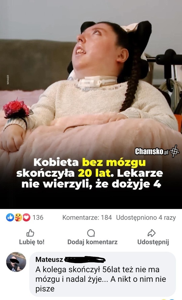 Życie bez mózgu