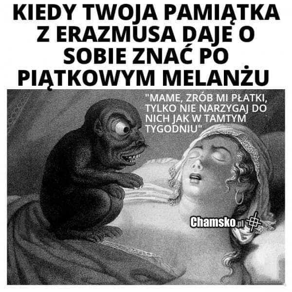 Pamiątka chce jeść