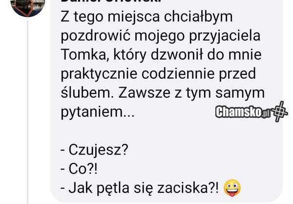 Telefony przed ślubem