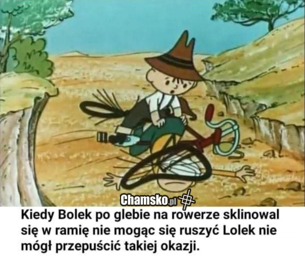 Upadek na rowerze