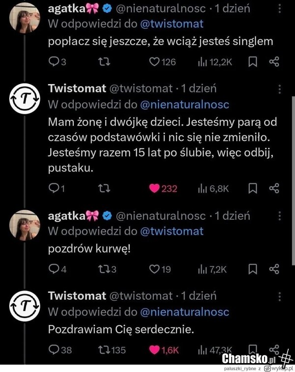 pozdrowienia dla kurwy