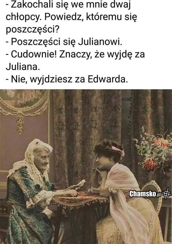 Za kogo wyjść?