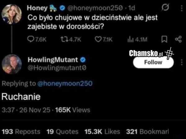 Co jest fajniejsze w dorosłości?