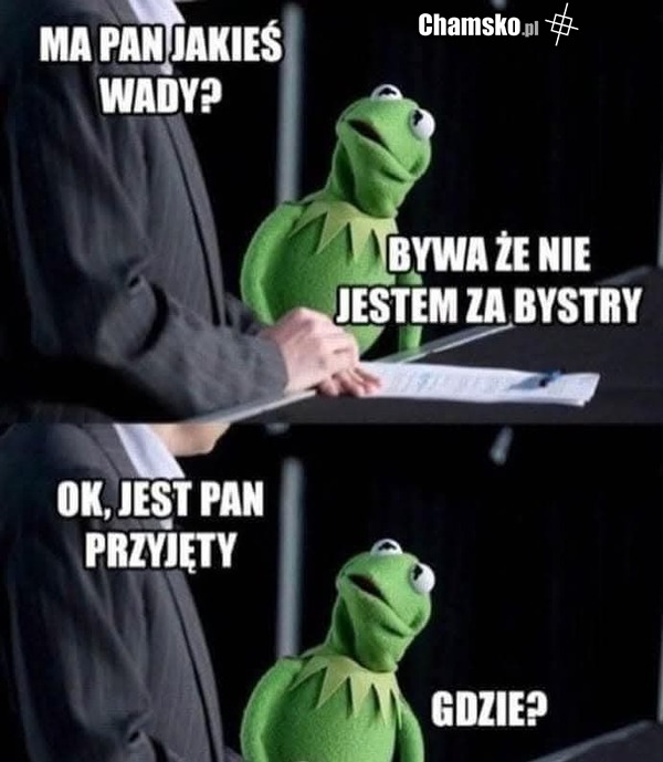 Dlaczego pracujemy na tym samym stanowisku ? To jest moja odp.