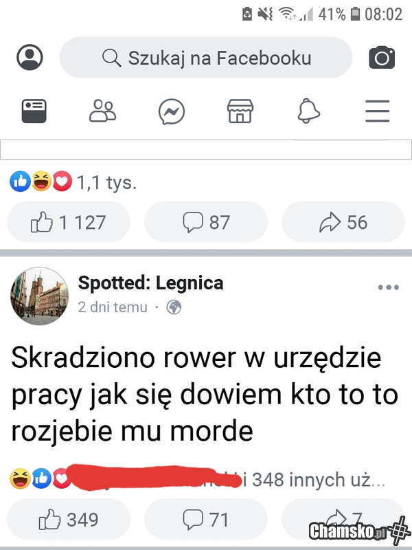 Skradziony rower