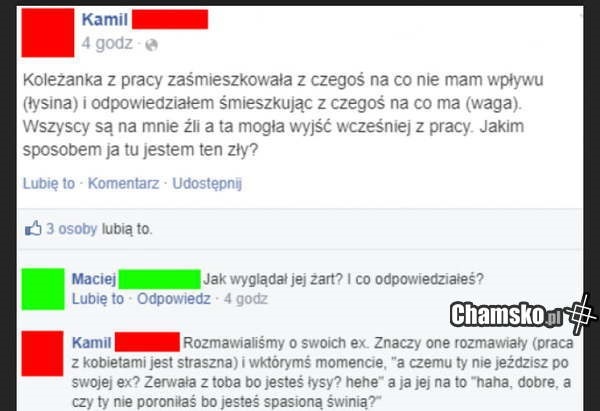Śmieszkowanie w pracy