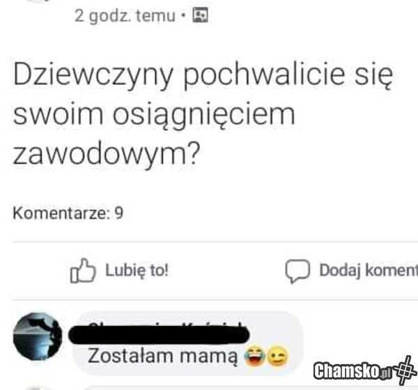 Największe osiągnięcie życiowe - dałam się zapłodnić