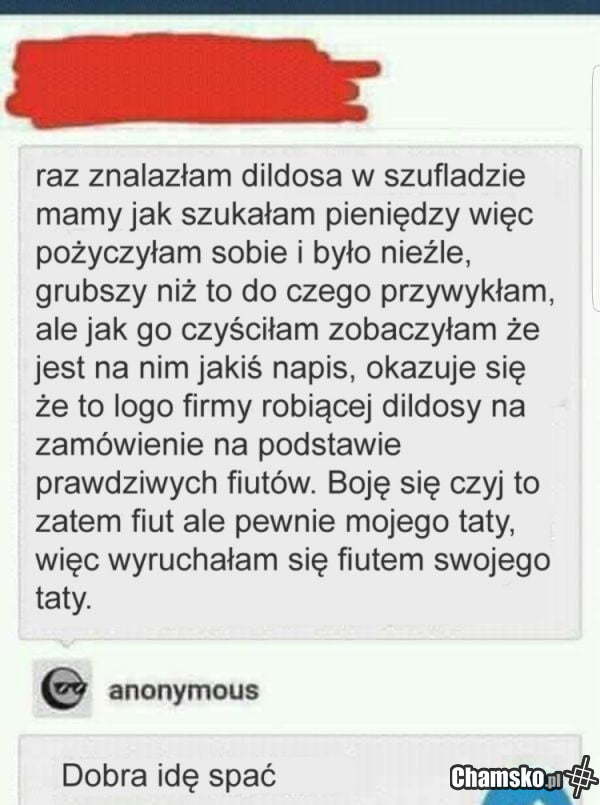 Znaleziony dildos